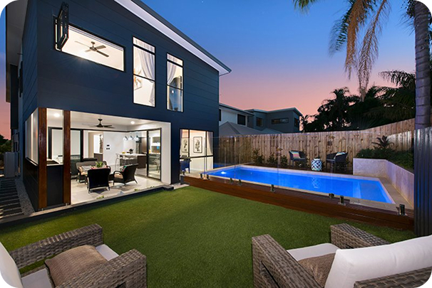 image of a nice pool with a safe and compliant fence